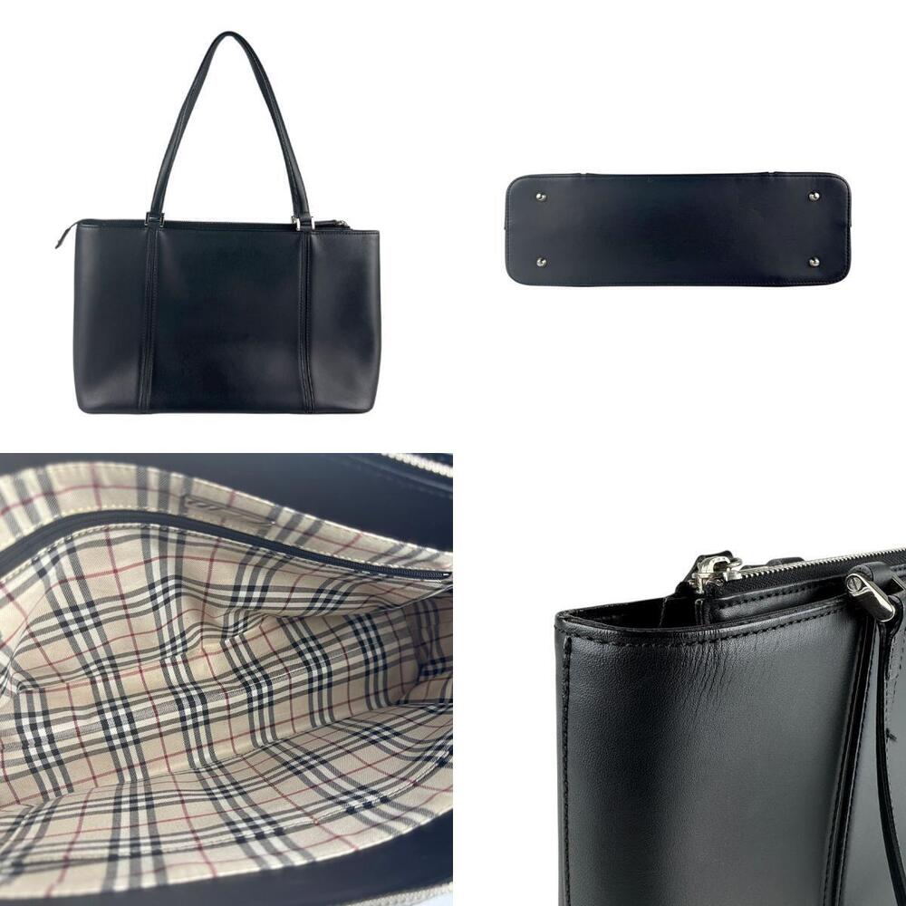 Burberry Shoulder Bag Leather Black - Picture 3 of 4